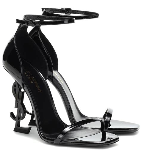 ysl ankle strap heels on sale|OPYUM Sandals in patent leather .